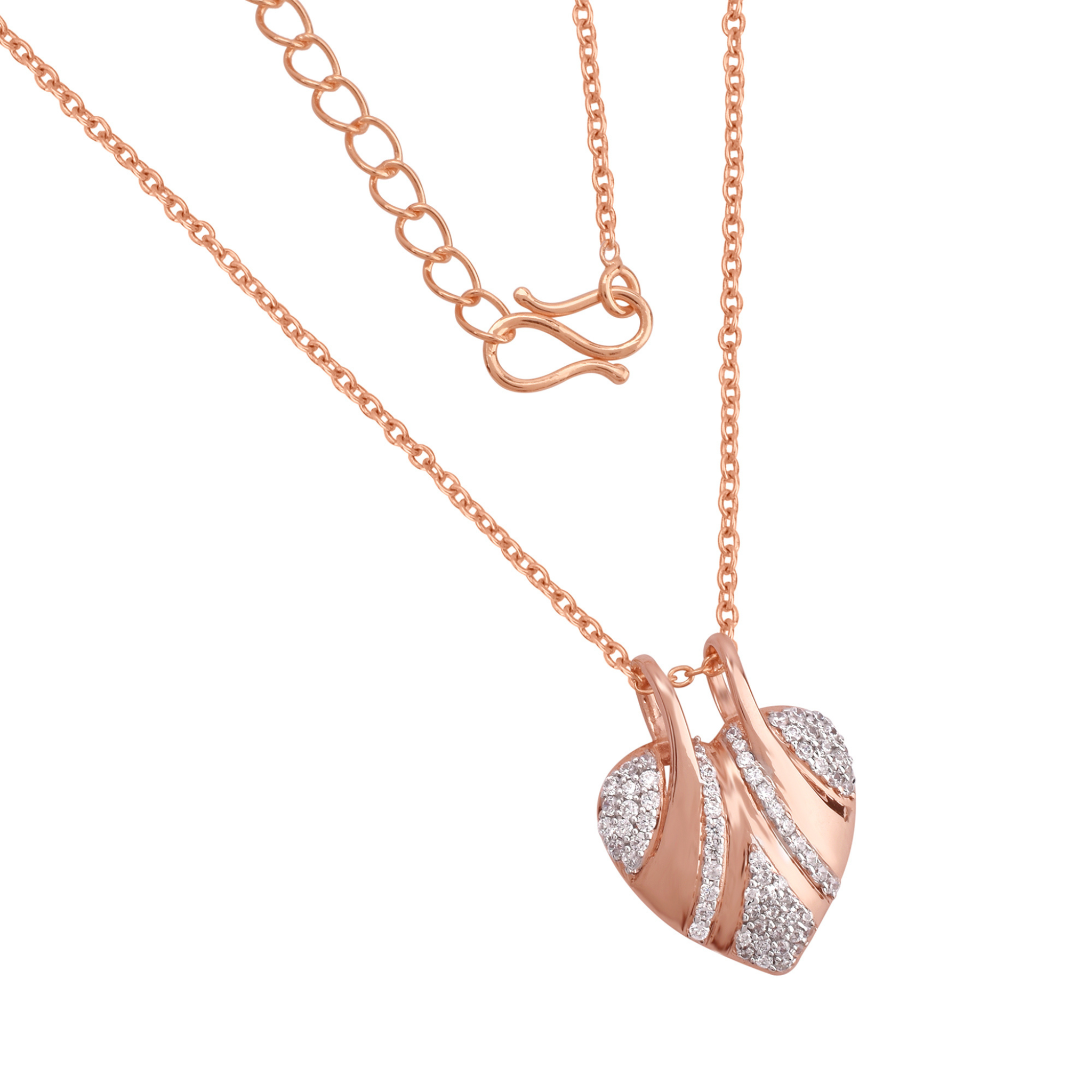 Love Spark Rose Gold Pendant