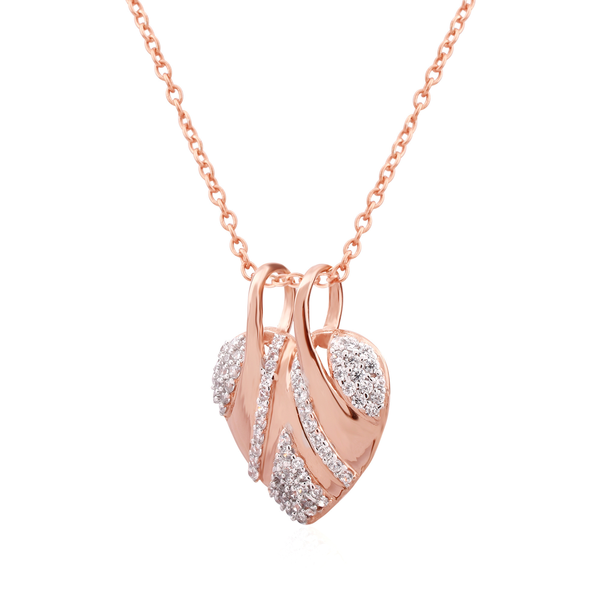 Love Spark Rose Gold Pendant