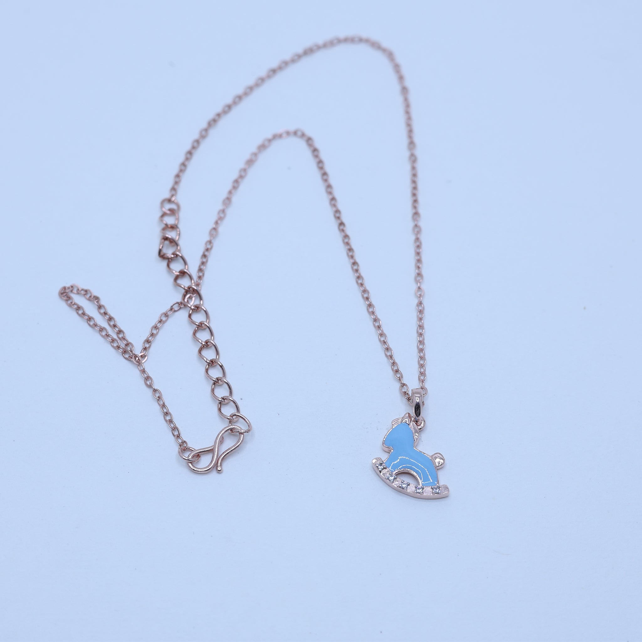 Silver Unicorn Rose Gold Pendant For Kids