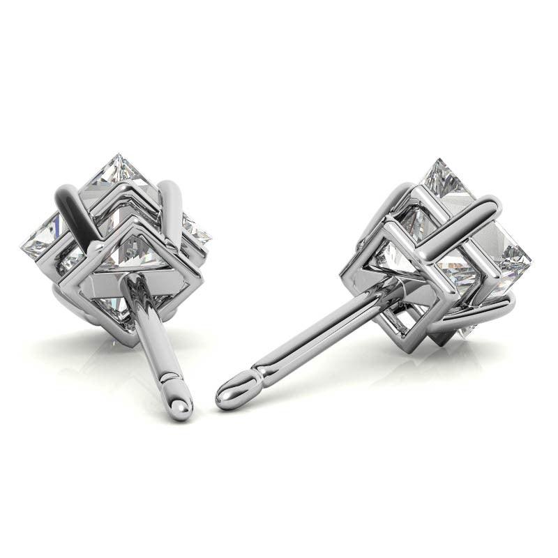 925 Sterling Silver Casual Solitaire Earring AUS-530 - Auory