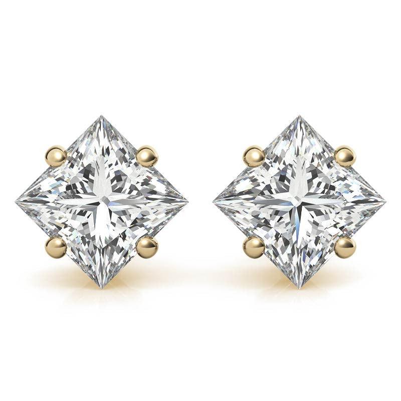 925 Sterling Silver Casual Solitaire Earring AUS-530 - Auory