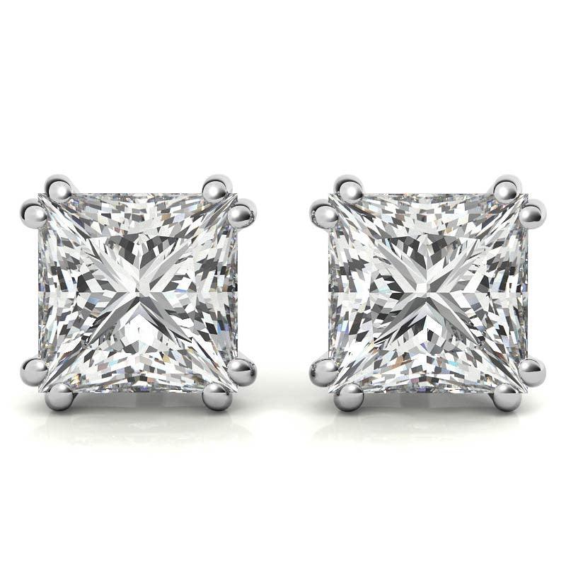 925 Sterling Silver Ethereal Solitaire Earring AUS-555 - Auory