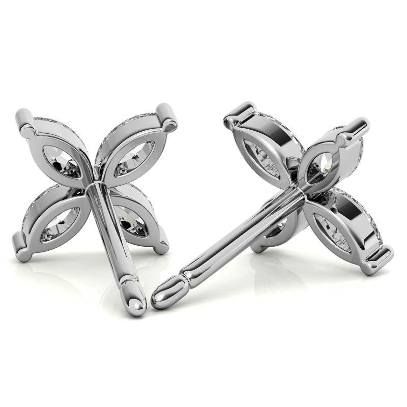 925 Sterling Silver Ivory Solitaire Earring AUS-567 - Auory