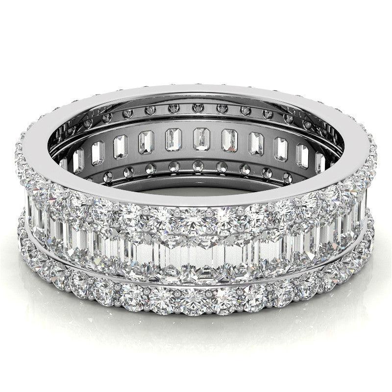 925 Sterling Silver "Luxurious Bridal Glamour" Women's Band - Auory