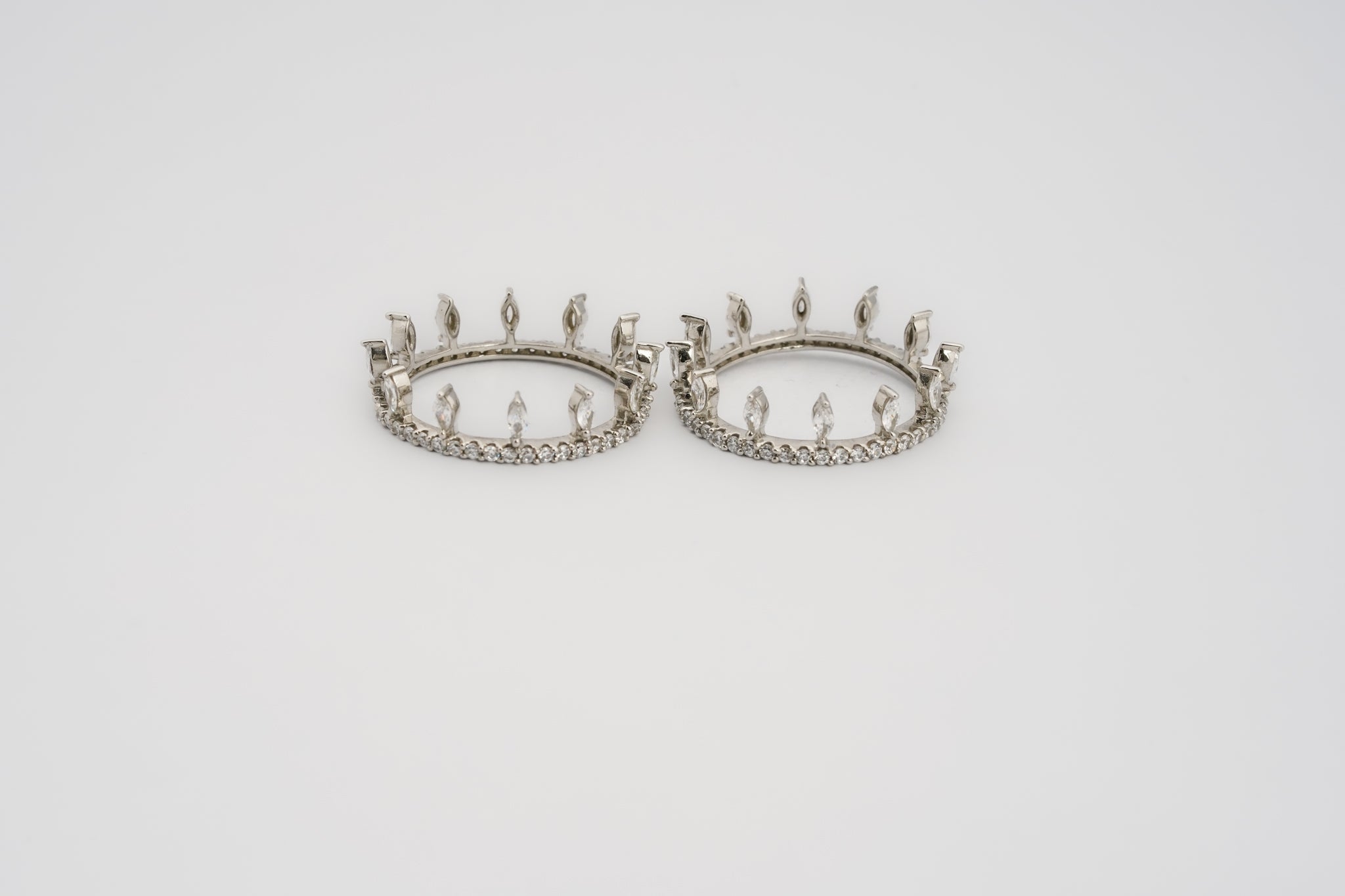 Majestic Crown Stackable  Ring