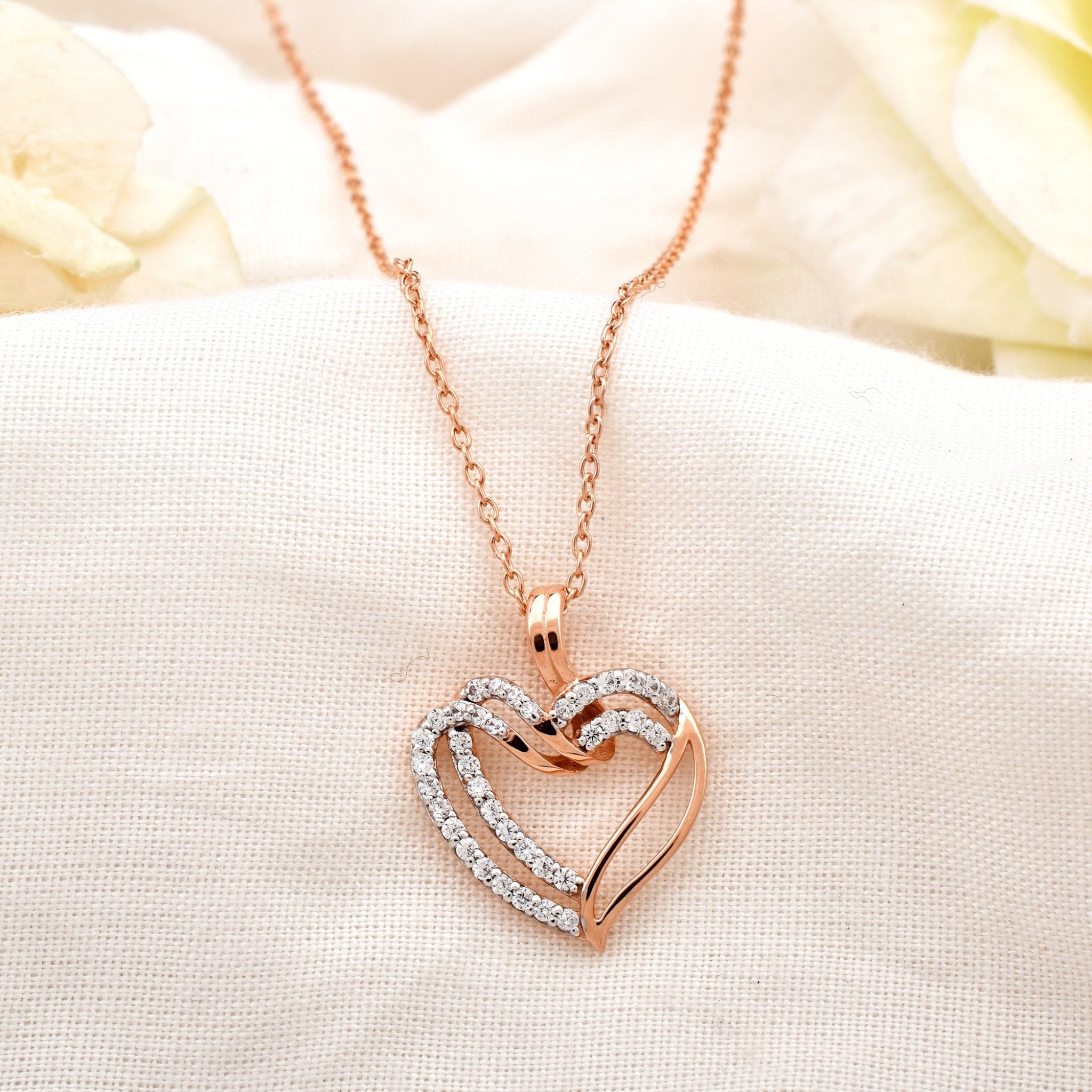 Twinned Hearts Pendant