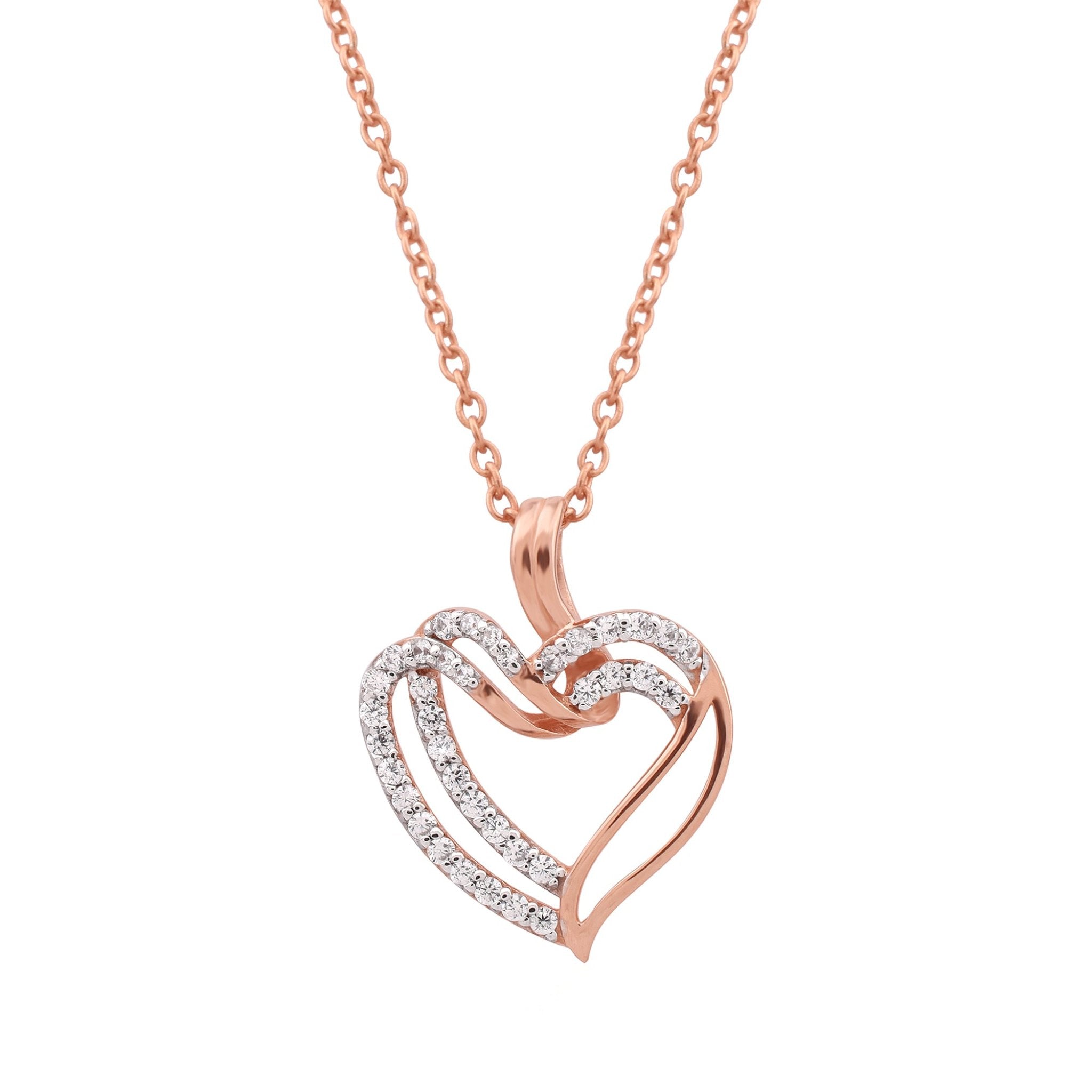 Twinned Hearts Pendant