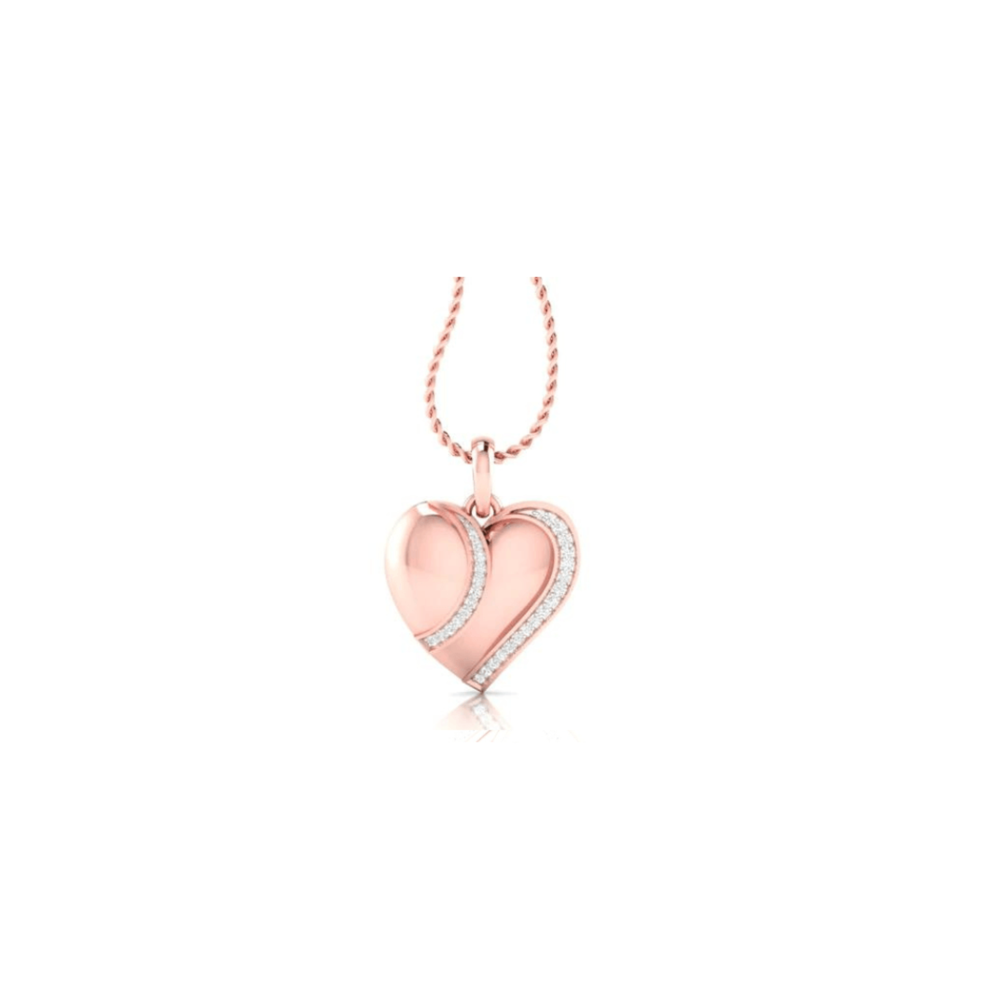 Auory 925 Sterling Silver Heart Pendant AUPH-06 - Auory