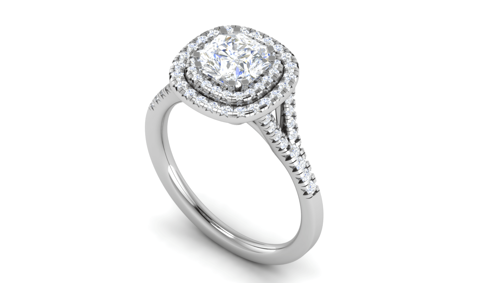 Captivating Embrace: Dazzling Solitaire 925 Sterling Silver Bridal Ring AUS-79 - Auory