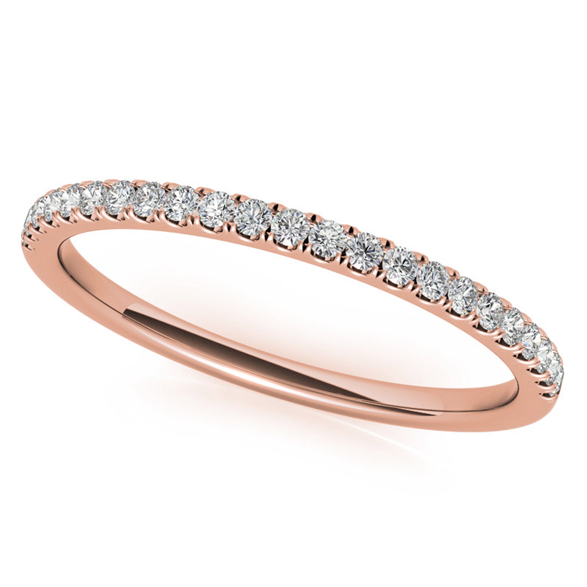 Adjustable Luxurious Sterling Silver Rose Gold Cushion-Cut Split Shank Engagement Ring For Women