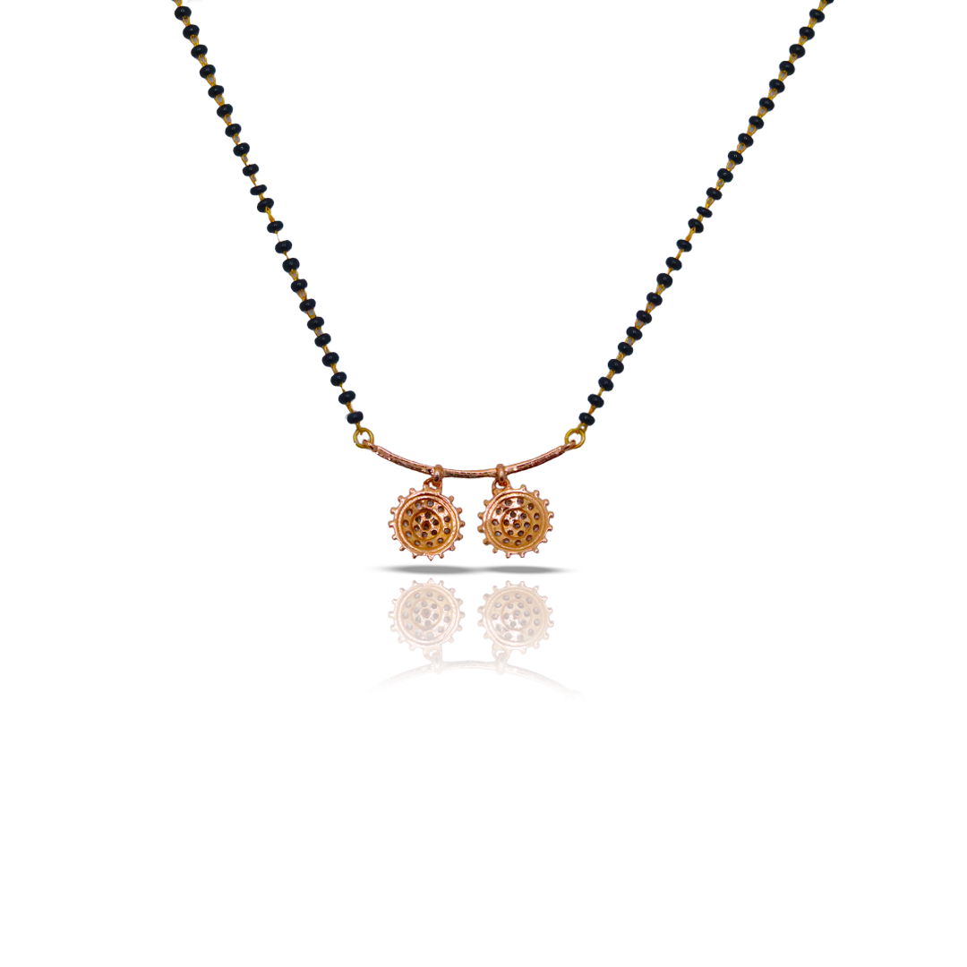 Rose Gold Plated Traditional Mangal Sutra