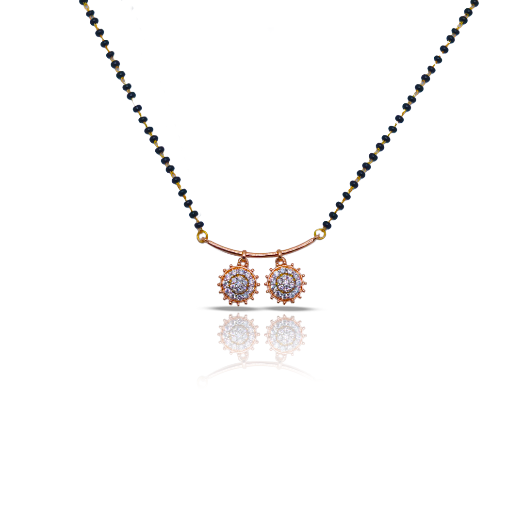 Rose Gold Plated Traditional Mangal Sutra