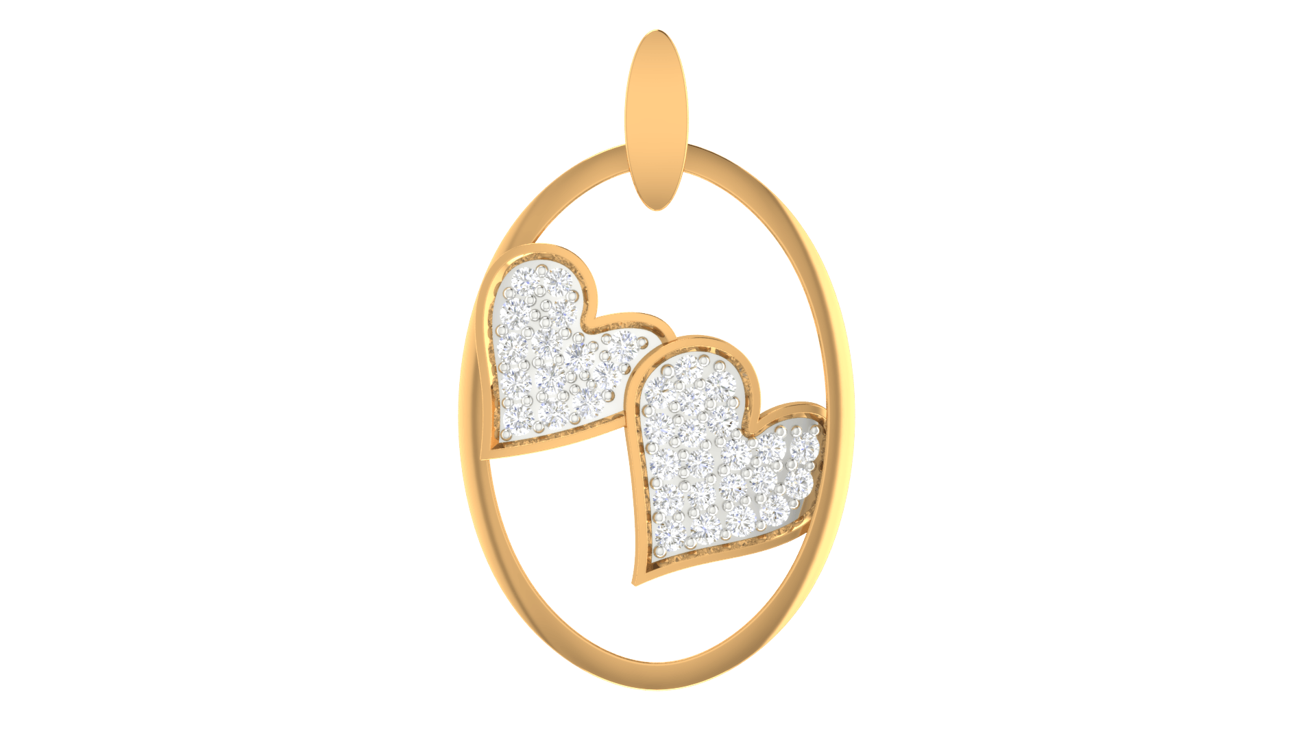 Auory 925 Sterling Silver Heart Pendant AUPH-15 - Auory